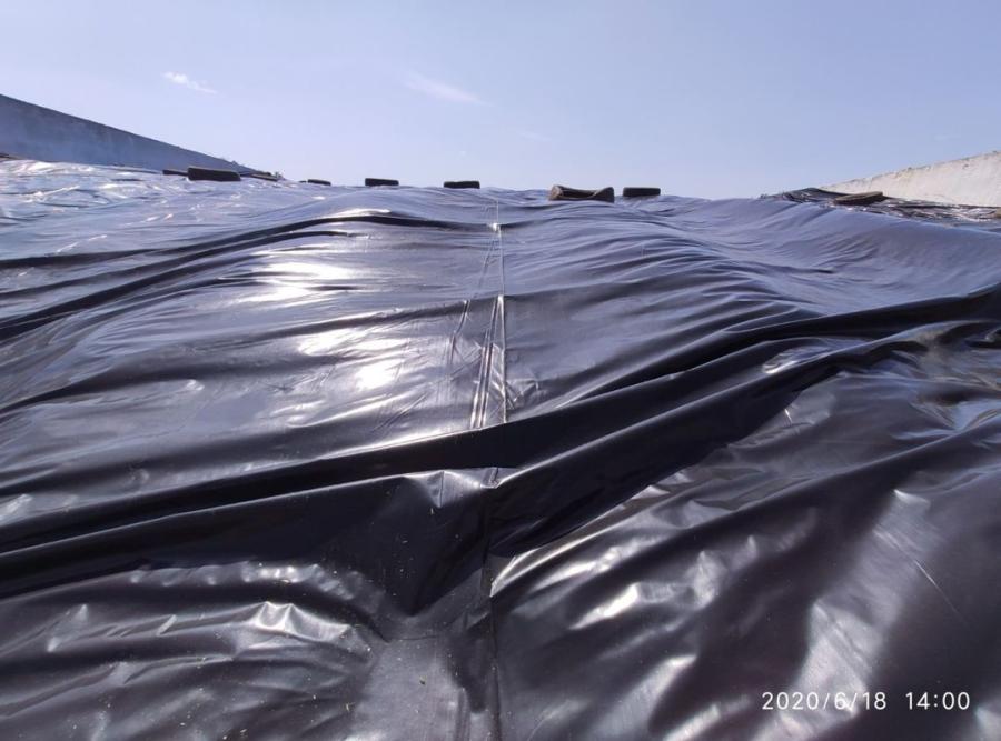 Плёнка полиэтиленовая вторичная полотно от 6 до 26м